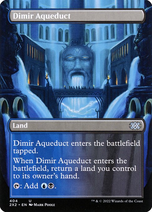 Dimir Aqueduct - Double Masters 2022 Uncommon Card