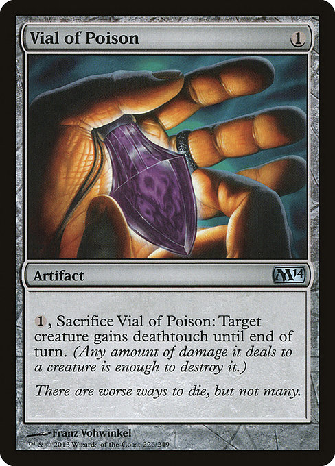 Vial of Poison - Magic 2014 Uncommon Card