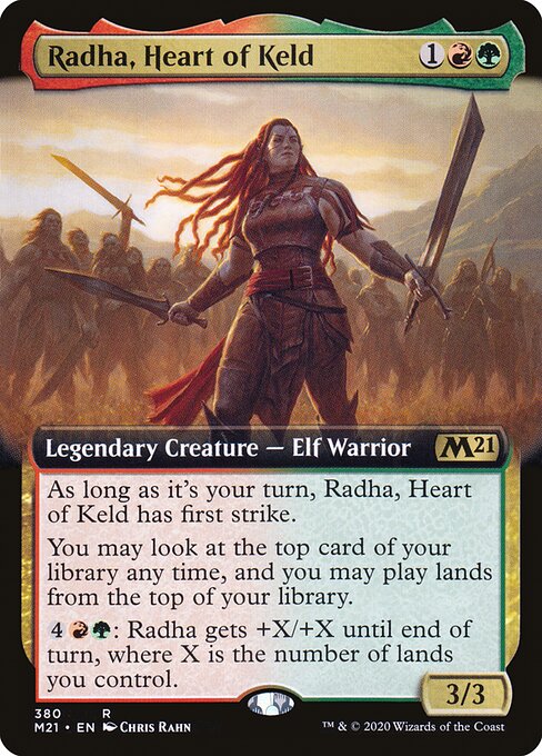 Radha, Heart of Keld - Core Set 2021 Rare Card
