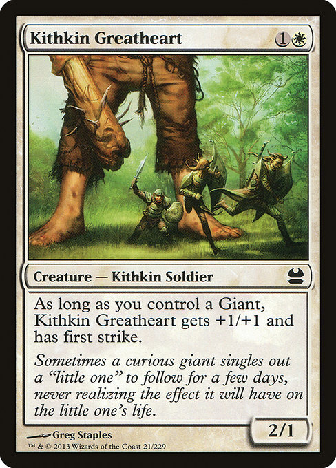Kithkin Greatheart - Modern Masters Common Card