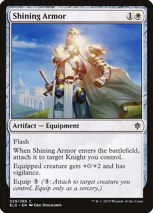 Shining Armor - Throne of Eldraine Common Card