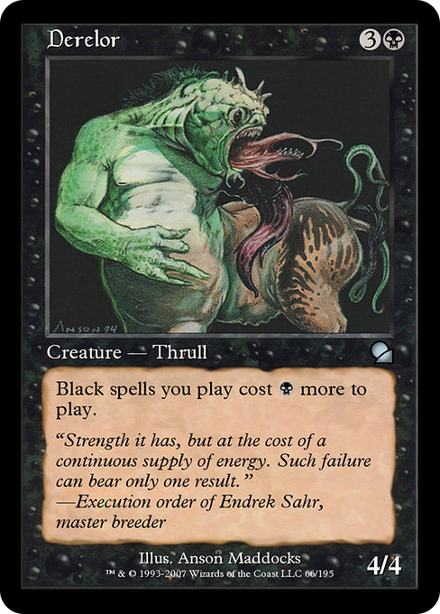Derelor - Masters Edition Uncommon Card