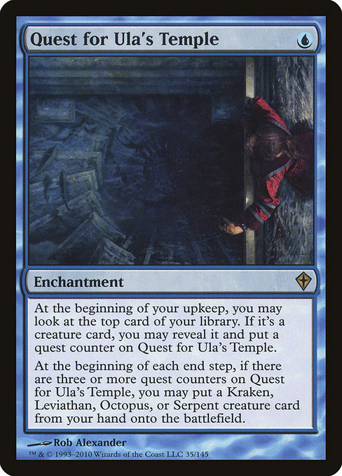 Quest for Ula's Temple - Worldwake Rare Card