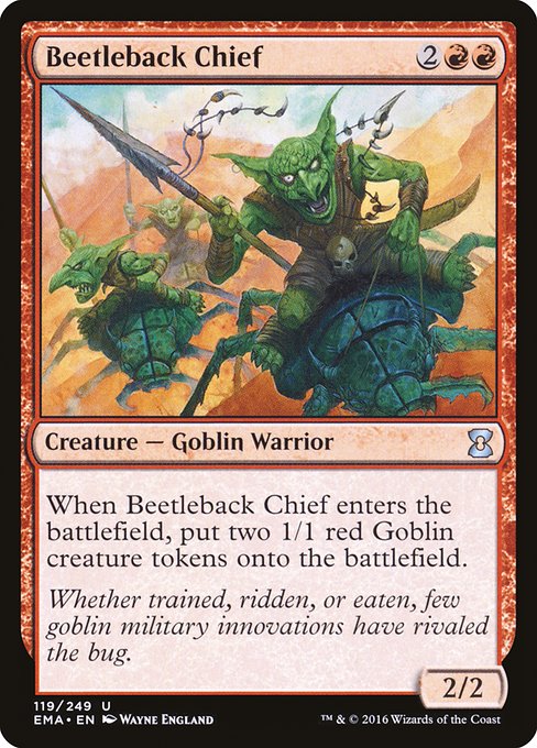 Beetleback Chief - Eternal Masters Uncommon Card