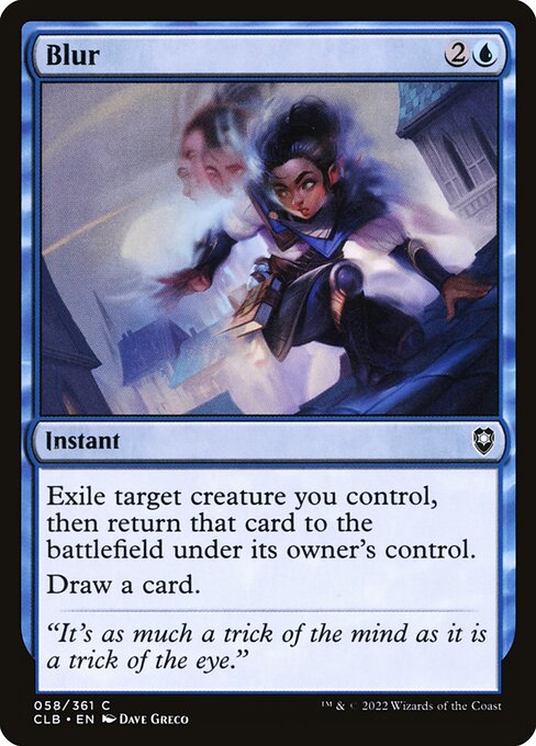 Blur - Commander Legends: Battle for Baldur's Gate Common Card
