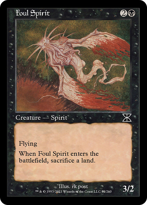 Foul Spirit - Masters Edition IV Common Card