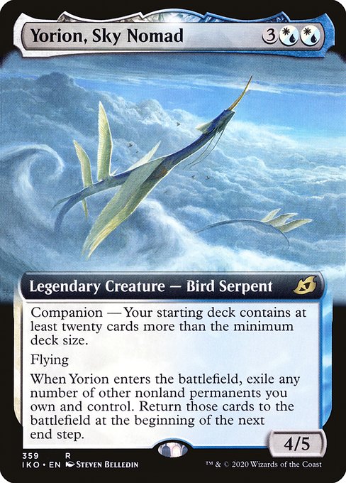 Yorion, Sky Nomad - Ikoria: Lair of Behemoths Rare Card
