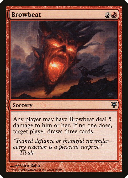 Browbeat - Duel Decks: Sorin vs. Tibalt Uncommon Card