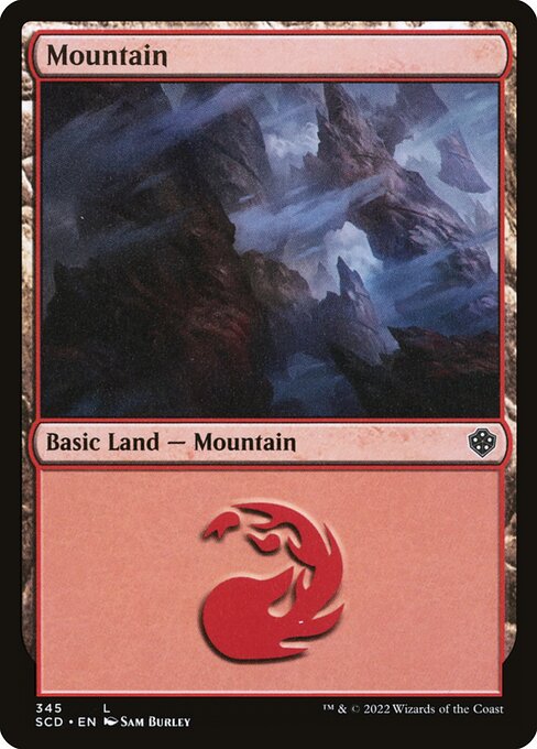 Mountain - Starter Commander Decks Common Card