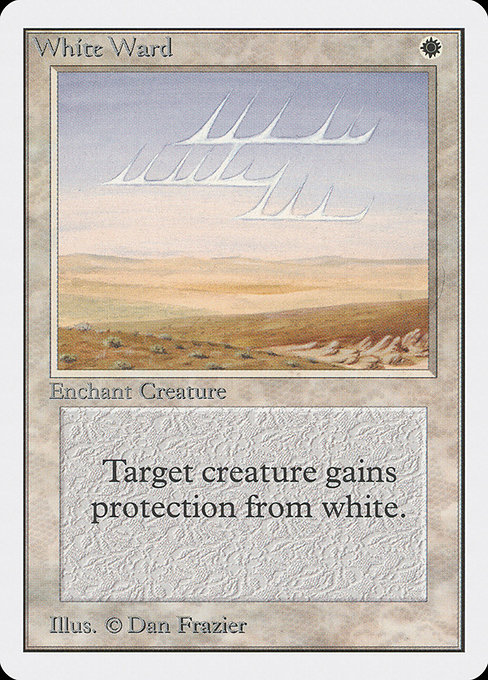 White Ward - Unlimited Edition Uncommon Card