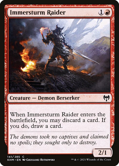 Immersturm Raider - Kaldheim Common Card