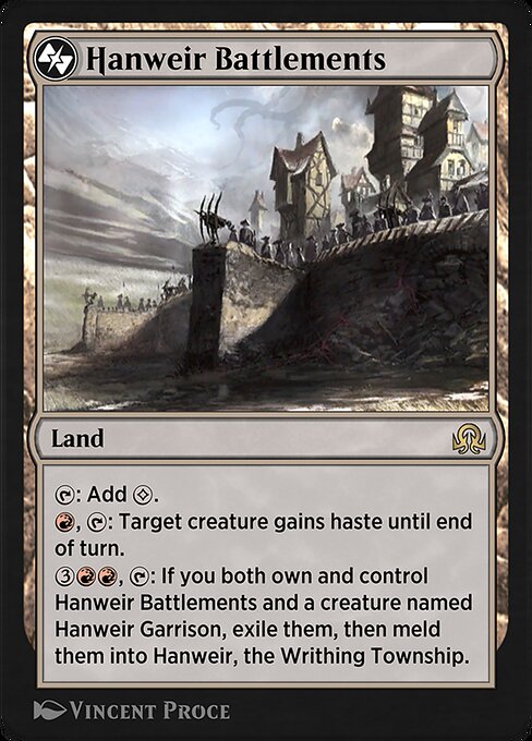 Hanweir Battlements - Shadows over Innistrad Remastered Rare Card
