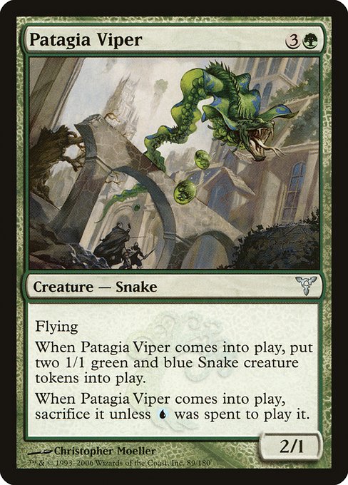 Patagia Viper - Dissension Uncommon Card