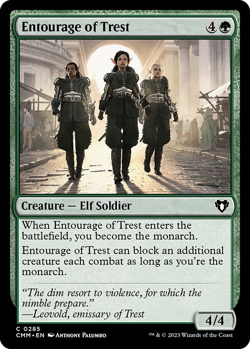 Entourage of Trest - Commander Masters Common Card