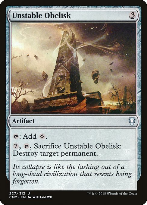 Unstable Obelisk - Commander Anthology Volume II Uncommon Card