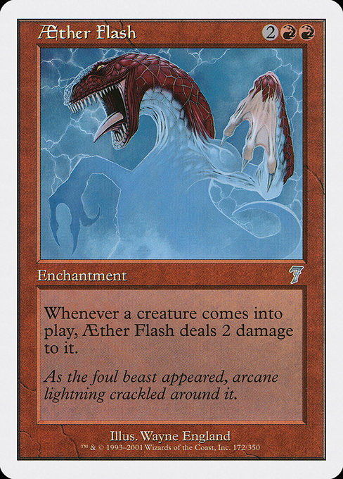 Aether Flash - Seventh Edition Uncommon Card