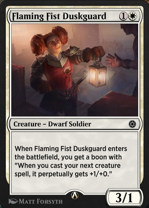 Flaming Fist Duskguard - Alchemy Horizons: Baldur's Gate Common Card