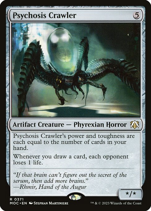 Psychosis Crawler - March of the Machine Commander Rare Card