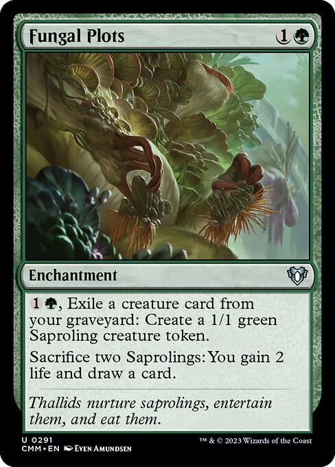 Fungal Plots - Commander Masters Uncommon Card