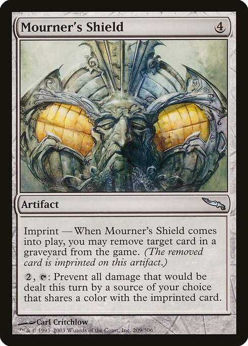 Mourner's Shield - Mirrodin Uncommon Card