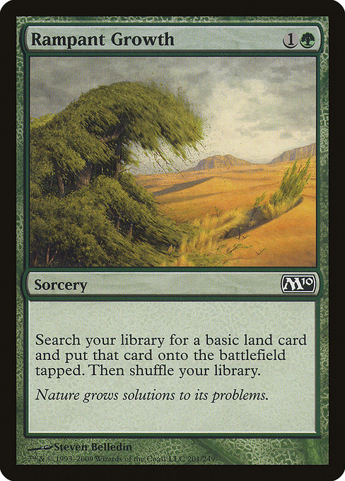 Rampant Growth - Magic 2010 Common Card