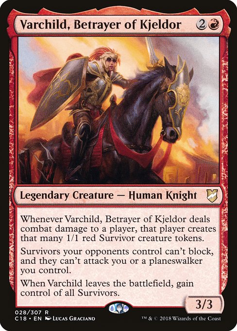 Varchild, Betrayer of Kjeldor - Commander 2018 Rare Card