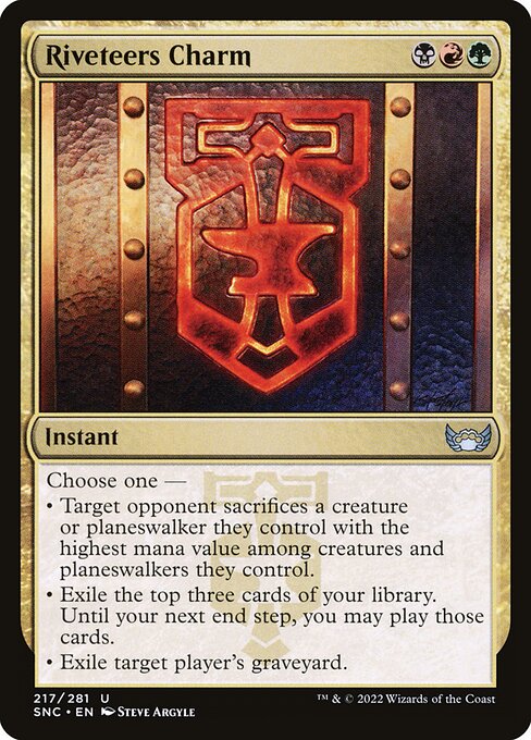 Riveteers Charm - Streets of New Capenna Uncommon Card