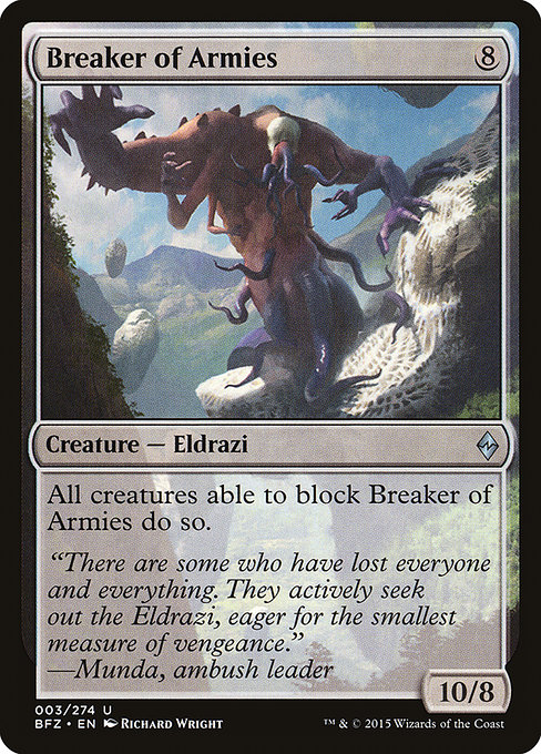 Breaker of Armies - Battle for Zendikar Uncommon Card