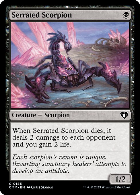 Serrated Scorpion - Commander Masters Common Card