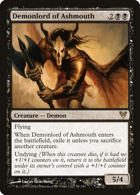 Demonlord of Ashmouth - Avacyn Restored Rare Card