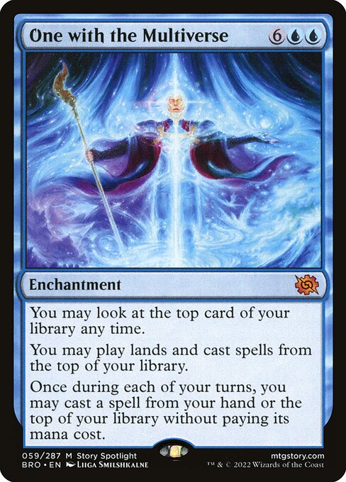 One with the Multiverse - The Brothers' War Mythic Card