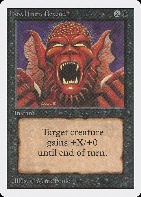 Howl from Beyond - Unlimited Edition Common Card