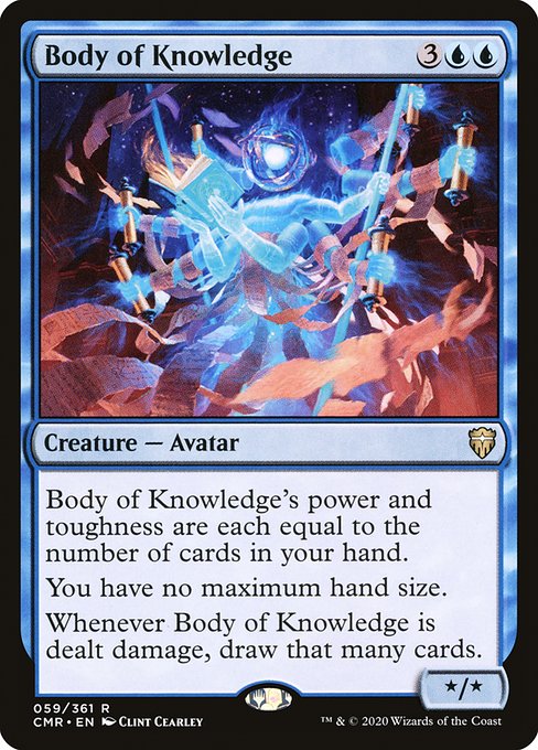 Body of Knowledge - Commander Legends Rare Card