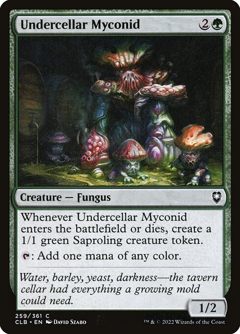 Undercellar Myconid - Commander Legends: Battle for Baldur's Gate Common Card