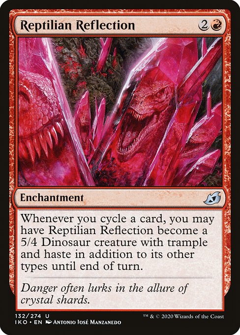 Reptilian Reflection - Ikoria: Lair of Behemoths Uncommon Card
