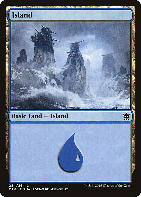 Island - Dragons of Tarkir Common Card