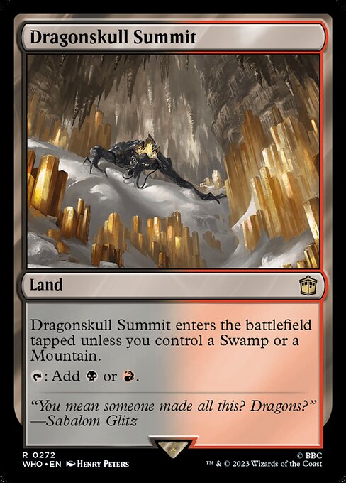 Dragonskull Summit - Doctor Who Rare Card