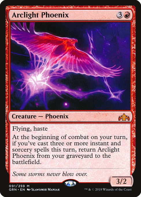 Arclight Phoenix - Guilds of Ravnica Mythic Card