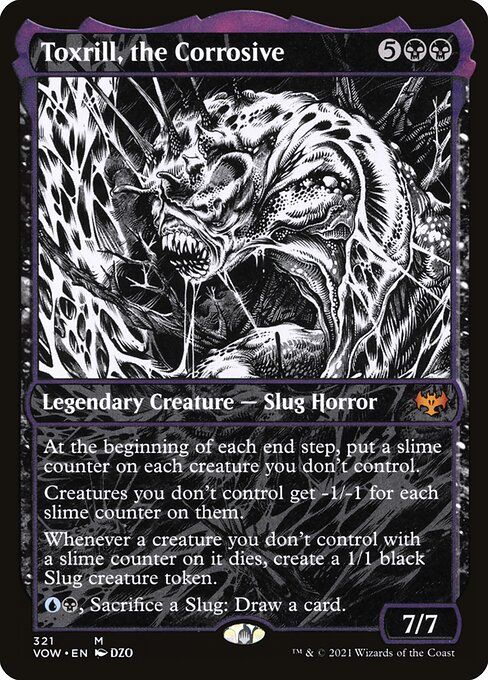Toxrill, the Corrosive - Innistrad: Crimson Vow Mythic Card