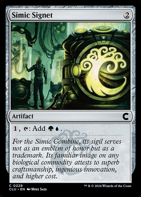 Simic Signet - Ravnica: Clue Edition Common Card