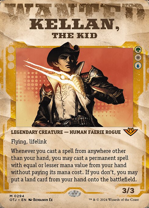 Kellan, the Kid - Outlaws of Thunder Junction Mythic Card