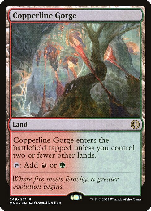 Copperline Gorge - Phyrexia: All Will Be One Rare Card