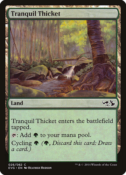 Tranquil Thicket - Duel Decks Anthology: Elves vs. Goblins Common Card