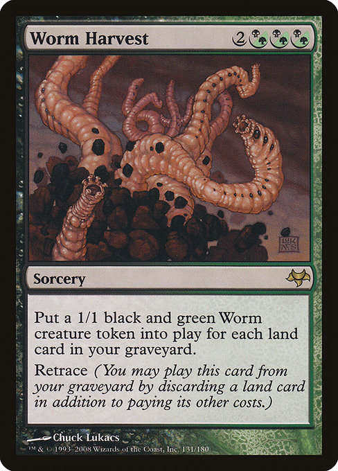 Worm Harvest - Eventide Rare Card