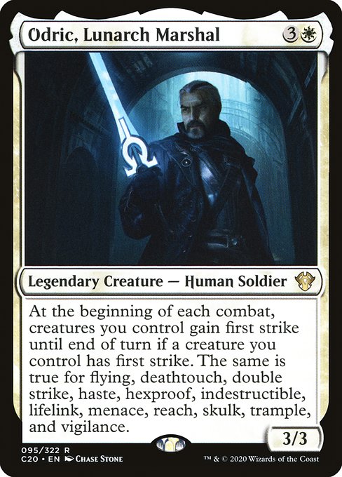 Odric, Lunarch Marshal - Commander 2020 Rare Card
