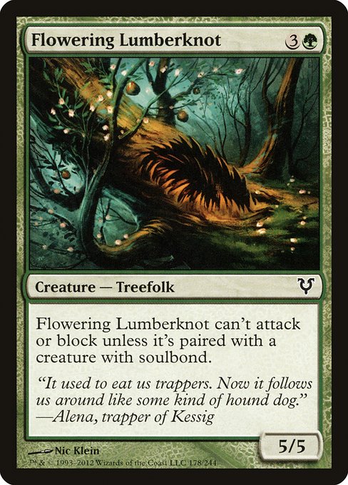 Flowering Lumberknot - Avacyn Restored Common Card
