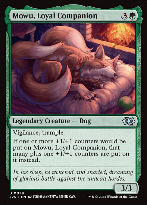 Mowu, Loyal Companion - Foundations Jumpstart Uncommon Card