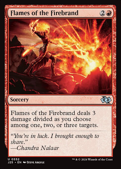 Flames of the Firebrand - Foundations Jumpstart Uncommon Card