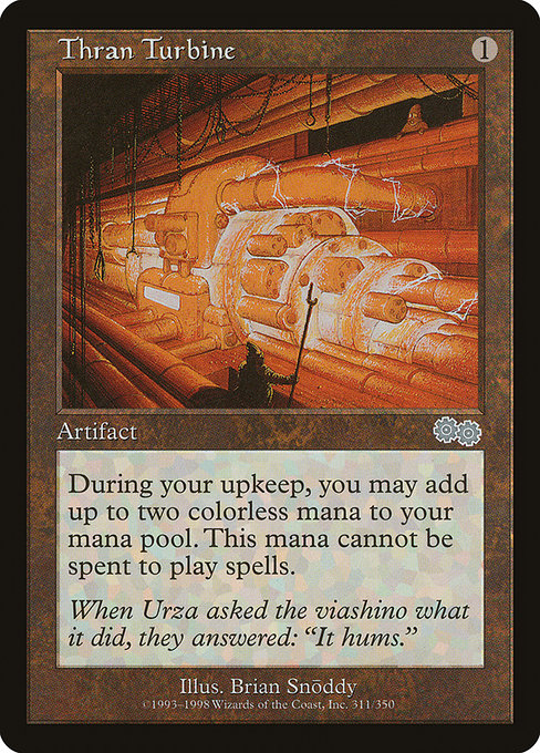 Thran Turbine - Urza's Saga Uncommon Card