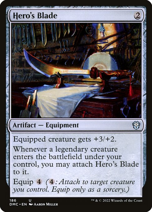 Hero's Blade - Dominaria United Commander Uncommon Card